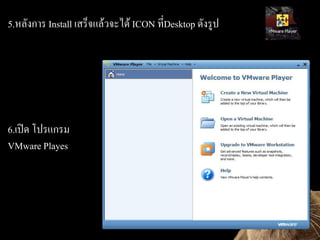 5.??????? Install ?????????????? ICON ???Desktop ??????




6.???? ???????
VMware Playes
 