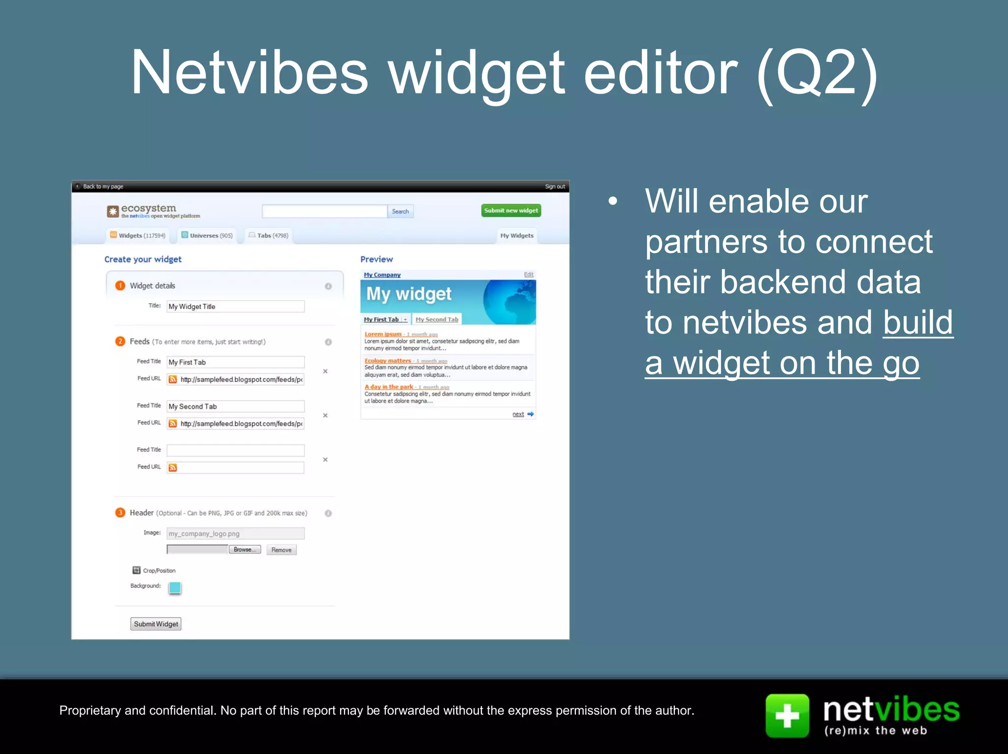 Presentation Netvibes