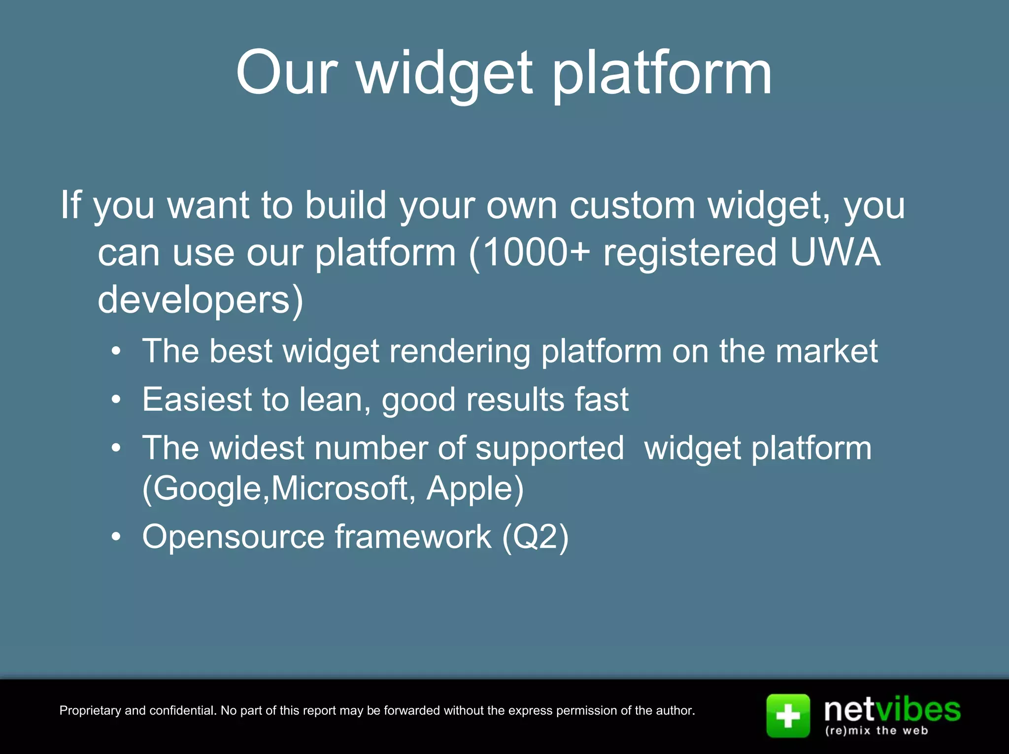Presentation Netvibes