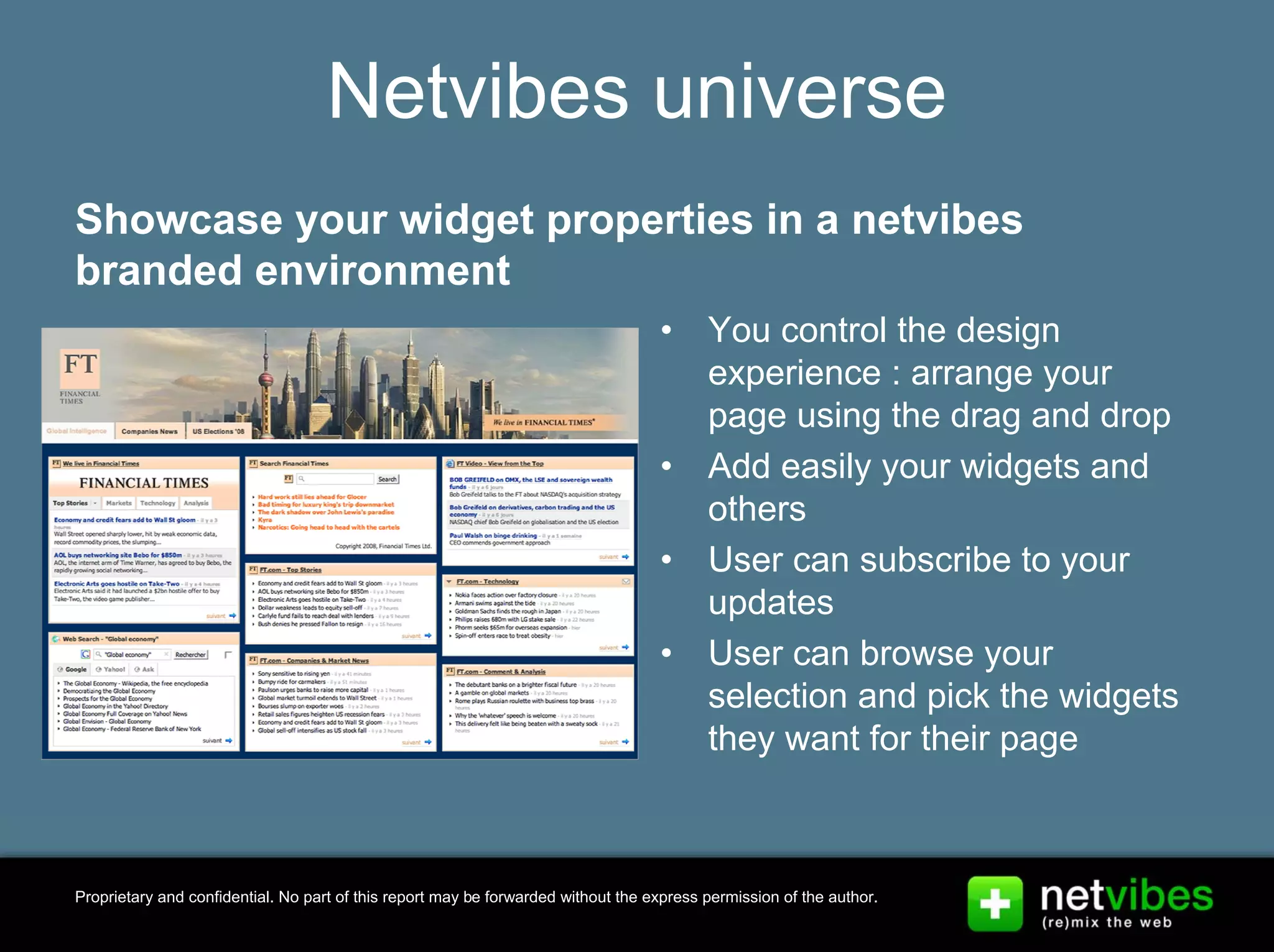 Presentation Netvibes