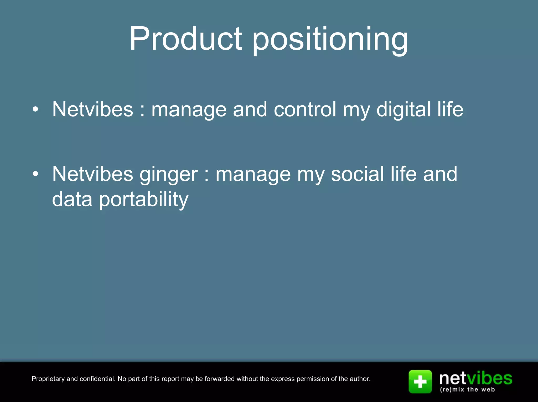 Presentation Netvibes