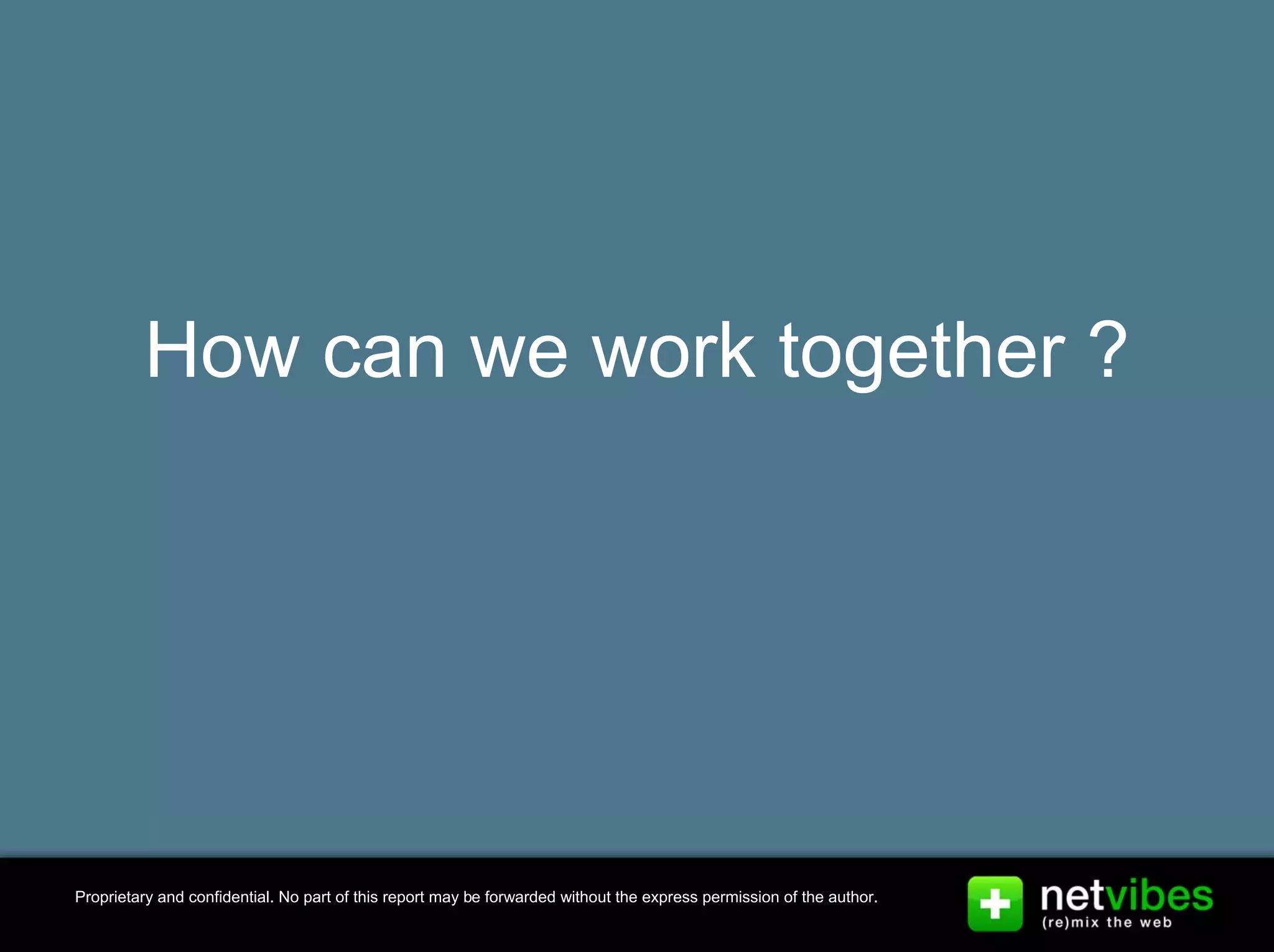 Presentation Netvibes