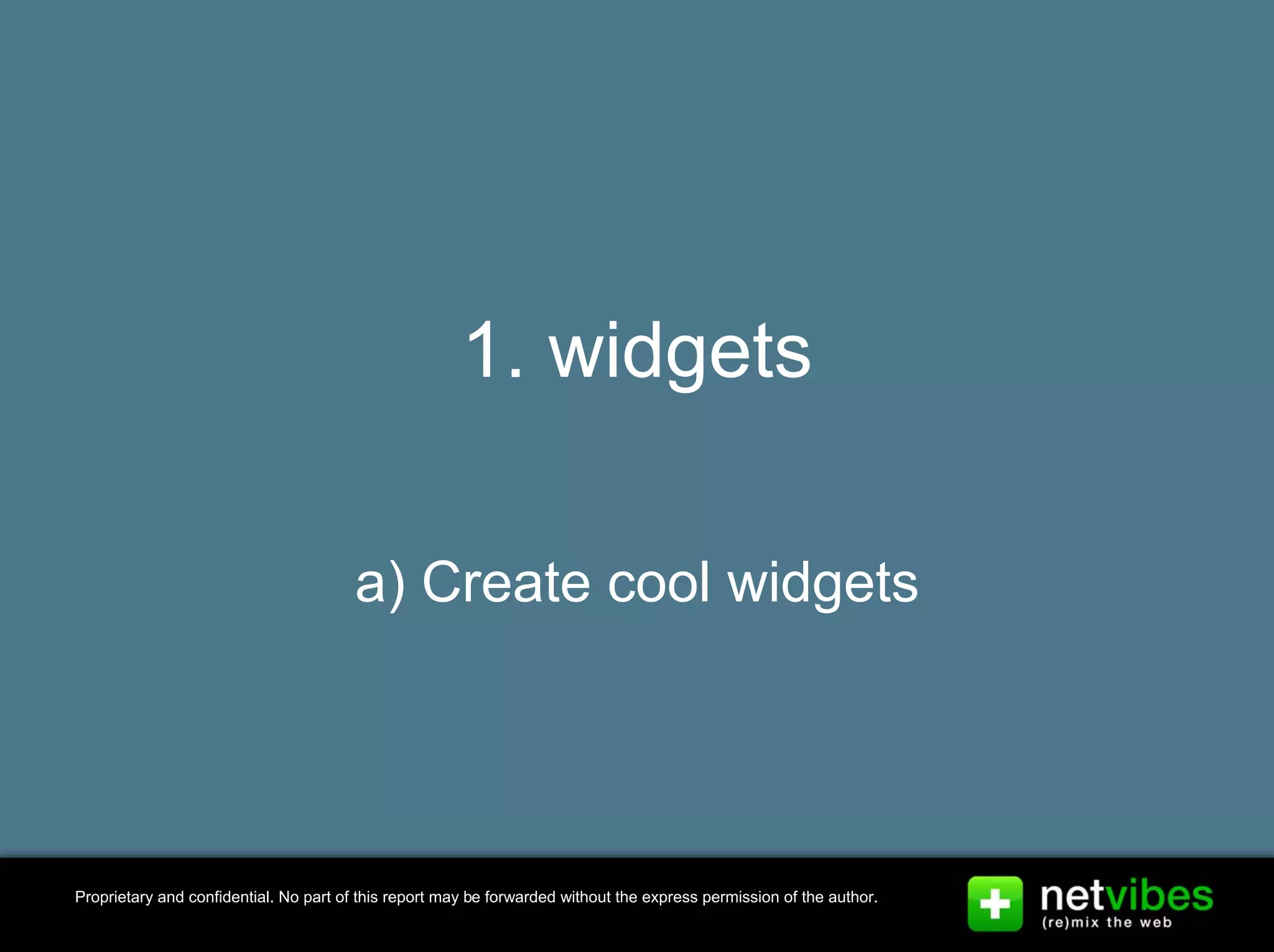Presentation Netvibes