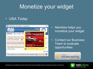 Presentation Netvibes