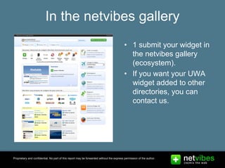 Presentation Netvibes