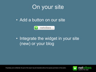 Presentation Netvibes