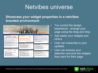Presentation Netvibes