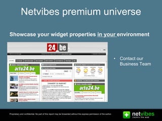 Presentation Netvibes