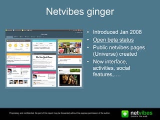 Presentation Netvibes
