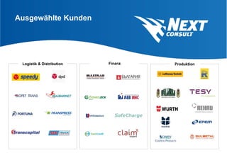 Ausgewählte Kunden
Logistik & Distribution Finanz Produktion
 