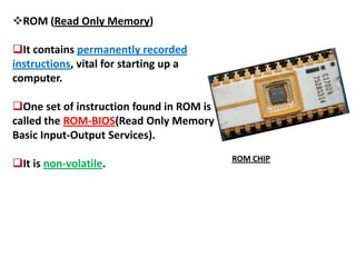 COMPONENTS OF SYSTEM UNIT | PPTX