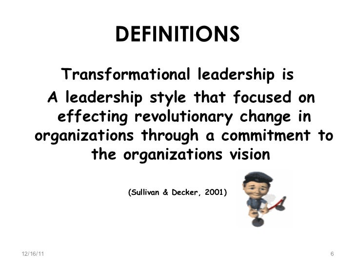 transformational leadership transactional leadership transformational leadership definition