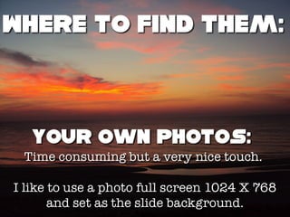 How to be a Presentation Ninja