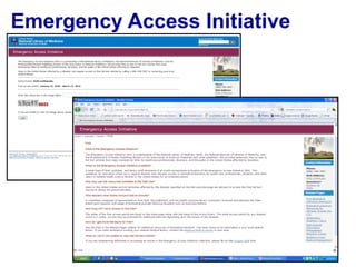 Emergency Access Initiative
 