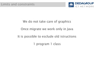 Interpreter RPG to Java | PPT