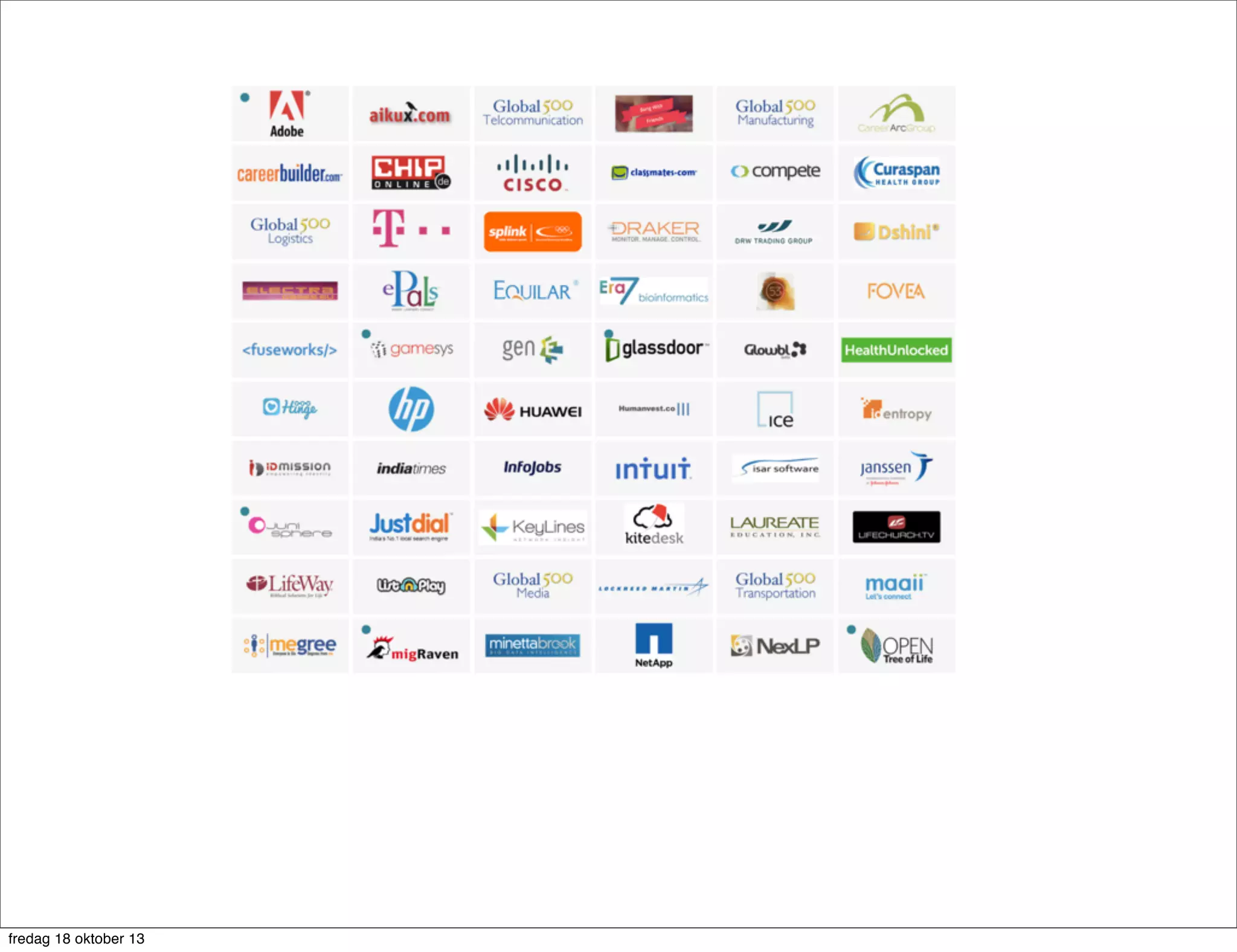 fredag 18 oktober 13

 