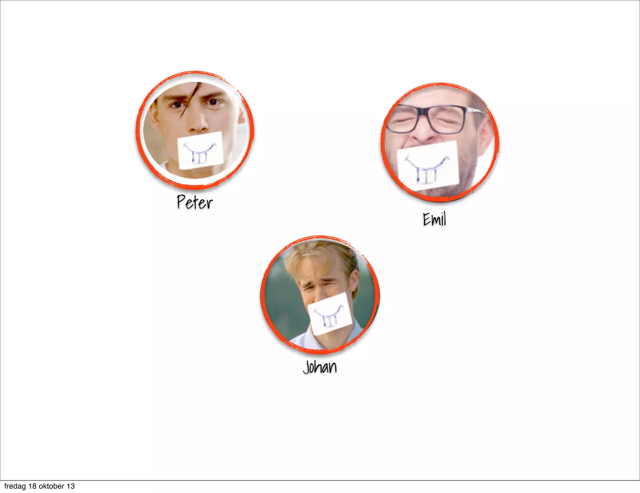 Peter

Emil

Johan

fredag 18 oktober 13

 