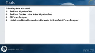 Migrate from Lotus Notes to SharePoint 2013 or SharePoint Online - Tips ...