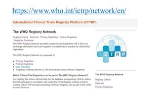 https://www.who.int/ictrp/network/en/
 
