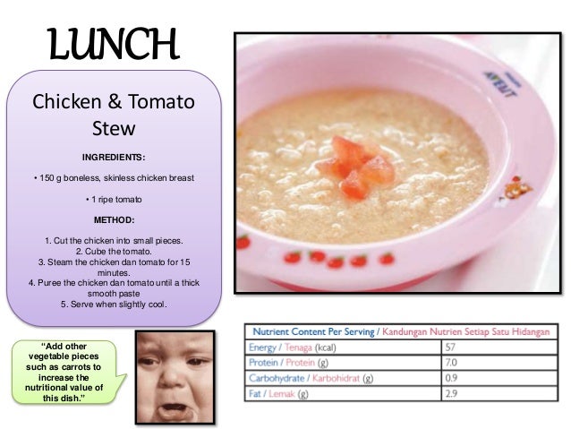 tomato porridge for baby