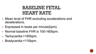 Presentation Obstetrics-Intrapartum fet surveillance | PDF