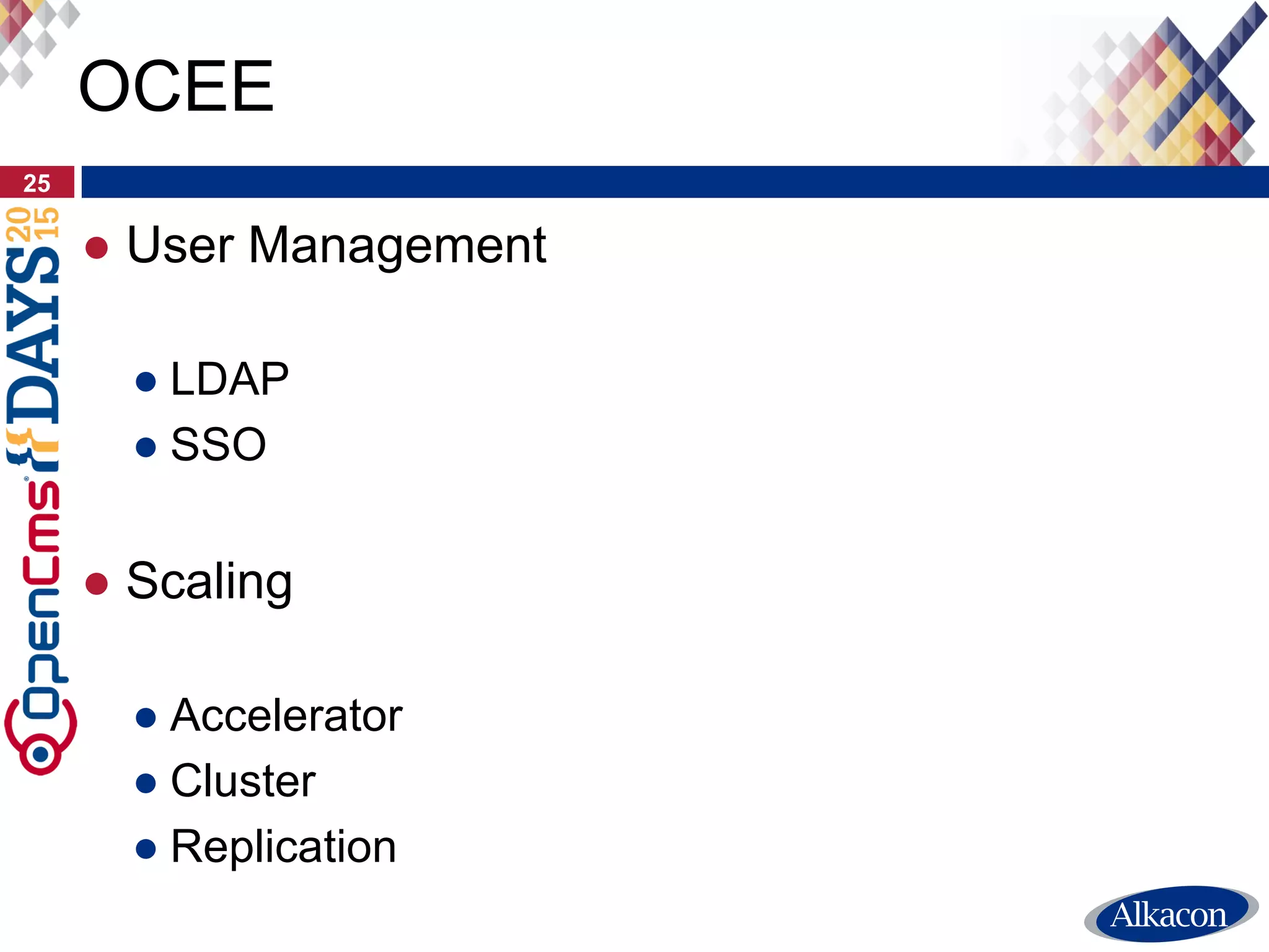 Tobias Herrmann
Alkacon Software GmbH
http://www.alkacon.com
http://www.opencms.org
Thank you very much for your attention!