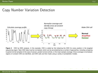 Review Paper digit
Copy Number Variation Detection
Structural Variation Detection
 