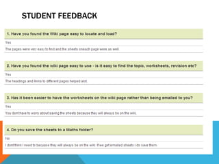 STUDENT FEEDBACK

 