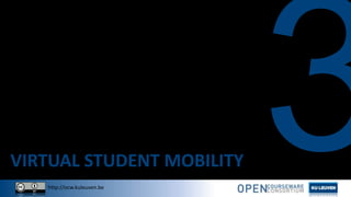 http://ocw.kuleuven.be
VIRTUAL STUDENT MOBILITY
 