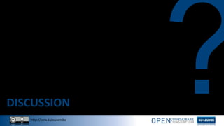 http://ocw.kuleuven.be
DISCUSSION
 