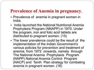 presentation of Anemia and classification | PPT