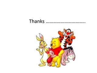 Thanks ………………………….. 