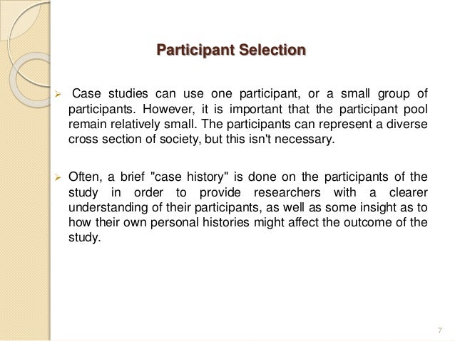 The Case Study in Research Methods