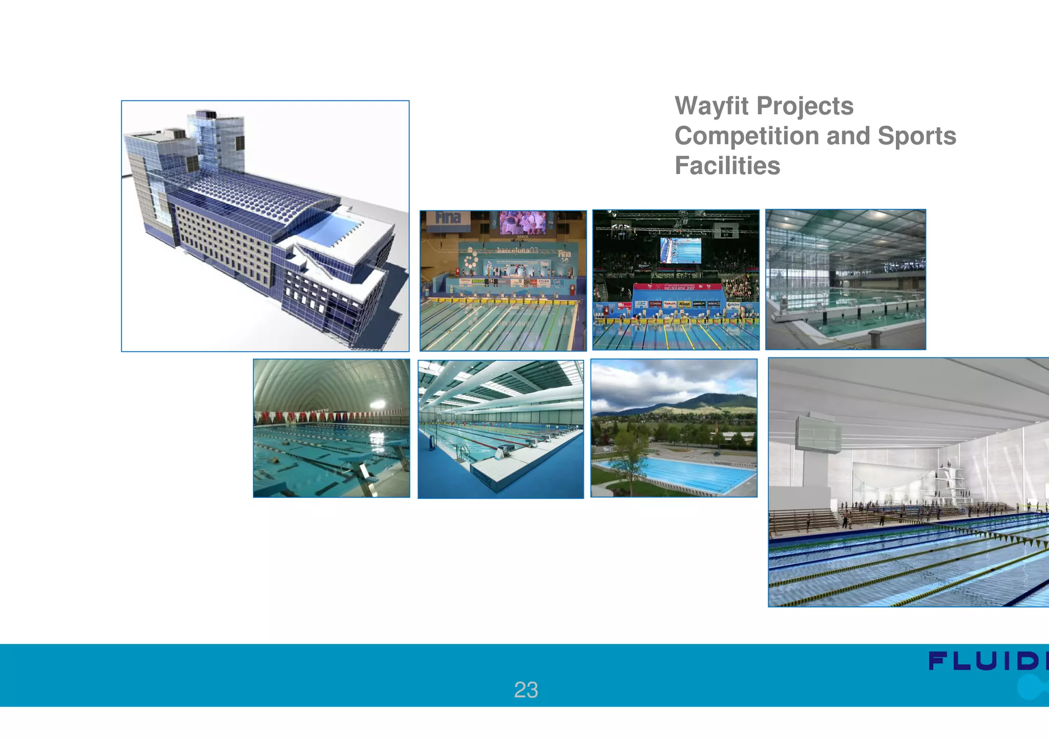 Wayfit Projects
     Competition and Sports
     Facilities




23
 