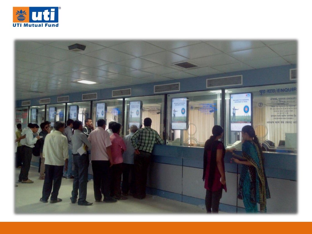 Presentation of digital screen at railway ticket counters