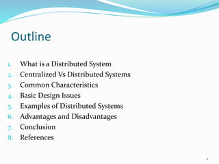 Presentation of ditributed system | PPTX