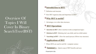 PRESENTATION OF DSA Topic Tree final .pptx