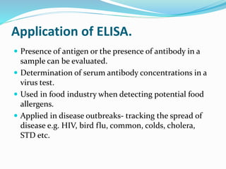 Presentation of elisa test | PPTX