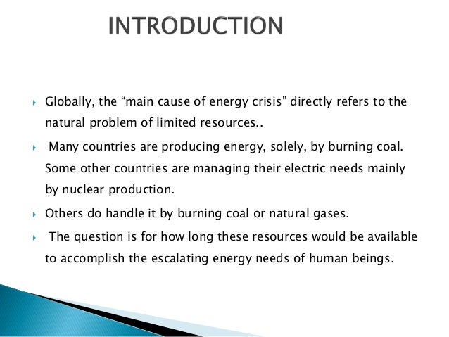 What is energy crisis how can it be prevented picture