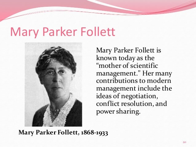 mary parker follett