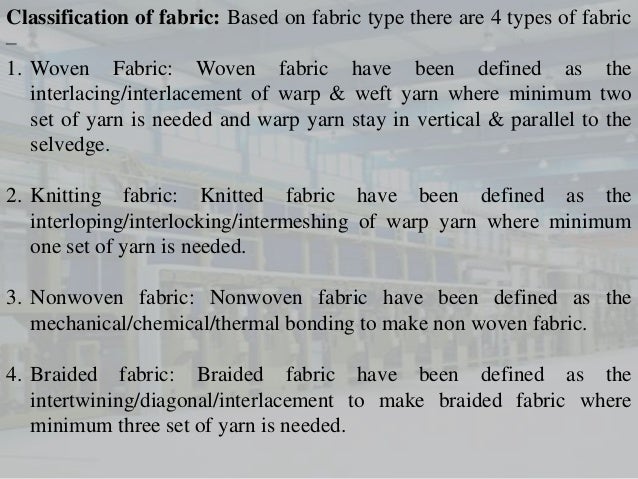 Woven fabric related slide