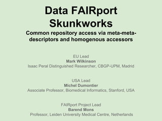 This presentation is licensed CC-BY
Mark Wilkinson (markw@illuminae.com)
https://goo.gl/YEdwwB
@markmoby
 