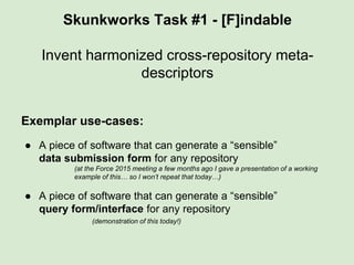 The Solution?
(or at least, our best attempt to date!)
 