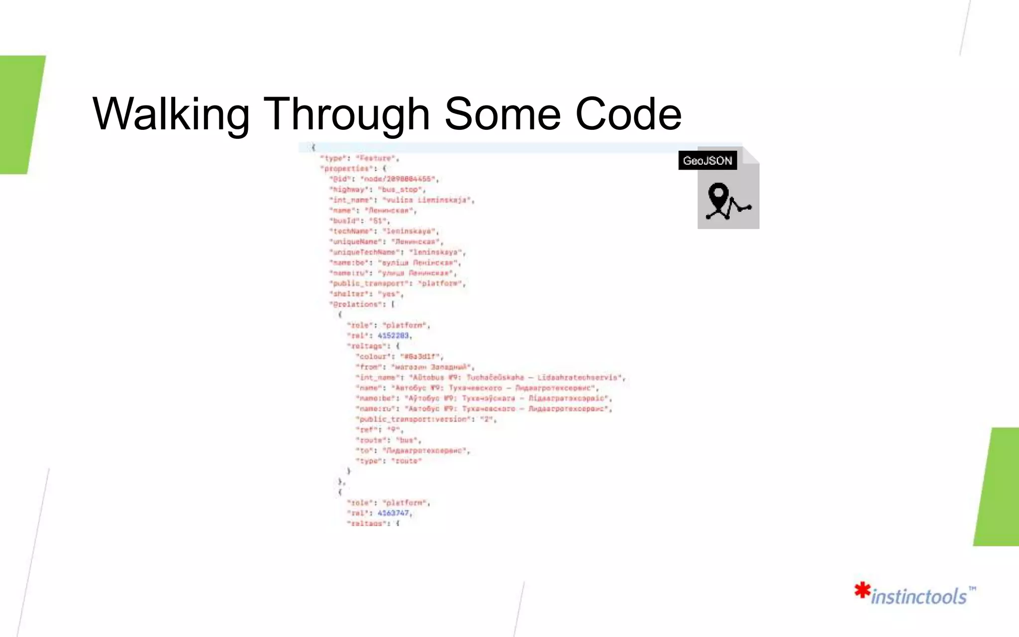 Walking Through Some Code
 