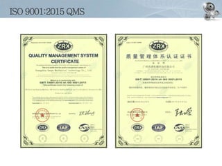 ISO 9001:2015 QMS
 