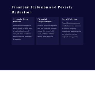 Financial inclusion | PPTX