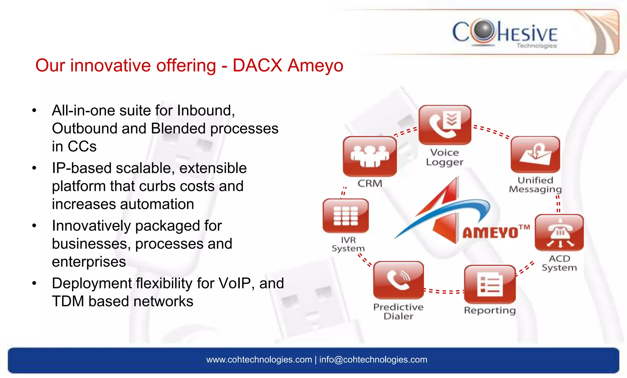 Packaged Solutions for CCs