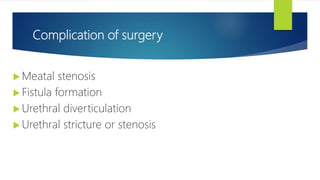 Presentation Of Hypospadias For MBBS PPTX