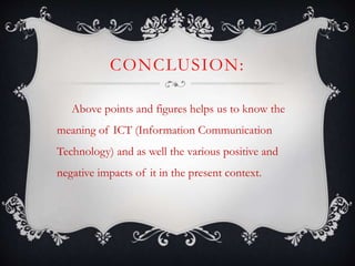 conclusion about ict essay