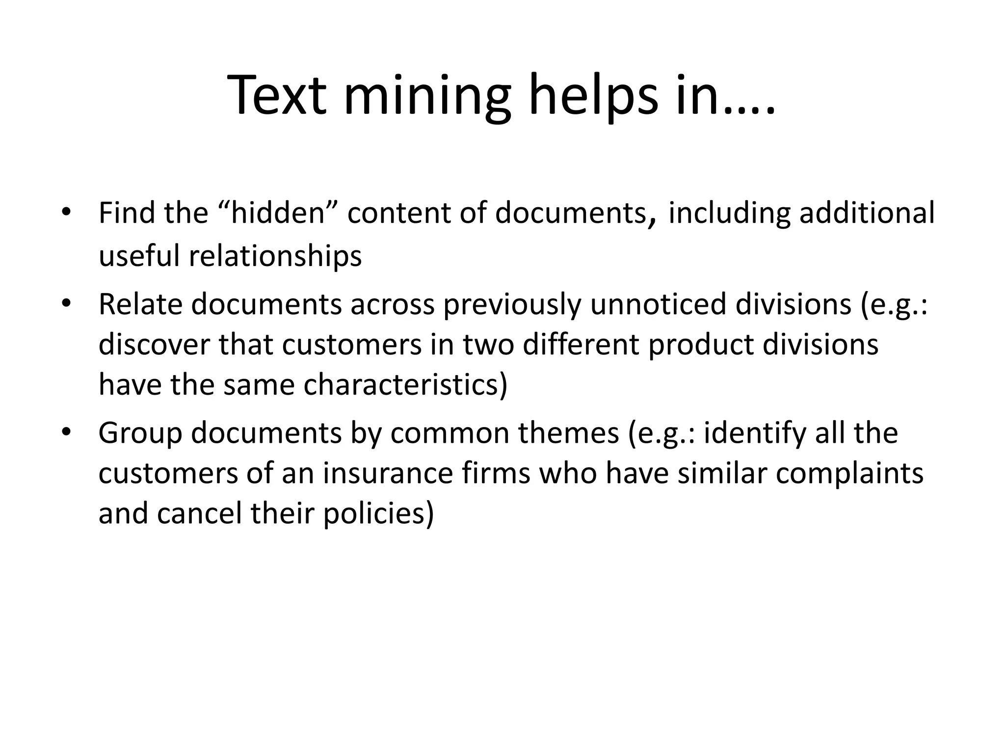   Data Warehousing provides the Enterprise with a memory